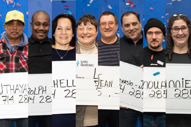 中奖得主领奖照