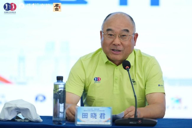 中國高爾夫球協會副主席田曉君致辭