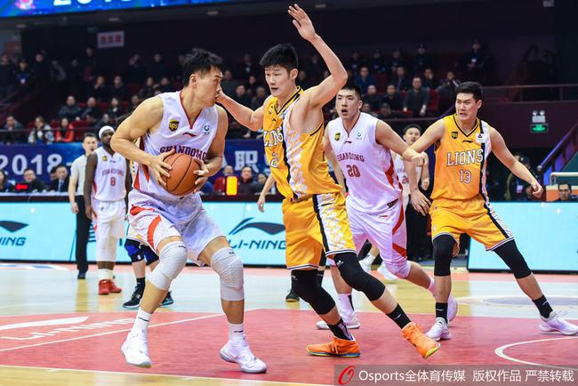 广厦客场不敌山东