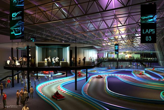 室内卡丁车概念图