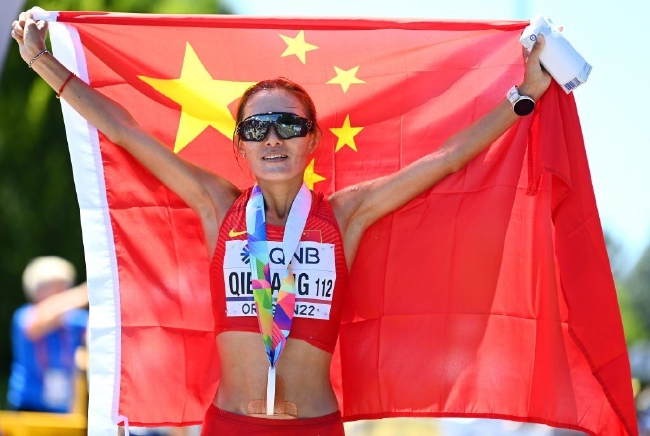 2022年田径世锦赛女子20公里竞走切阳什姐摘铜刘虹获第5！