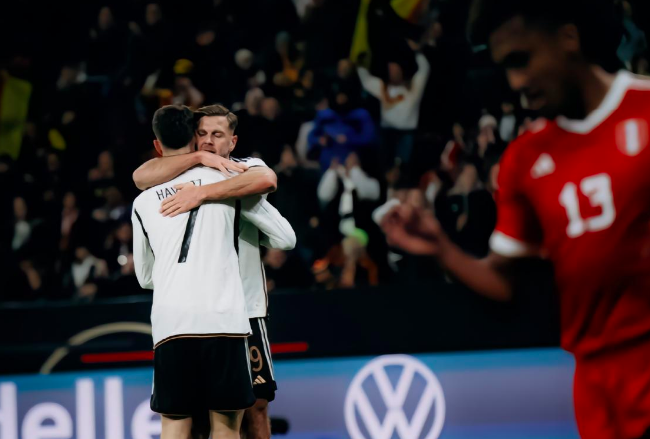 友谊赛-菲尔克鲁格双响哈弗茨失点 德国2-0秘鲁！