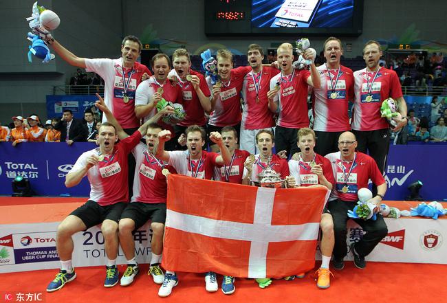汤姆斯杯卫冕冠军丹麦队