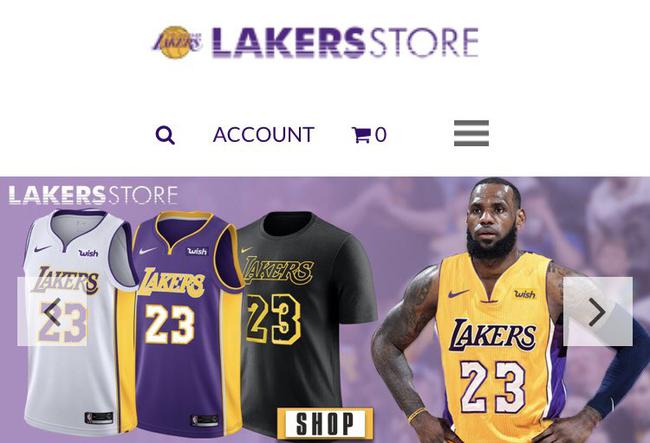 詹姆斯球衣已开始出售