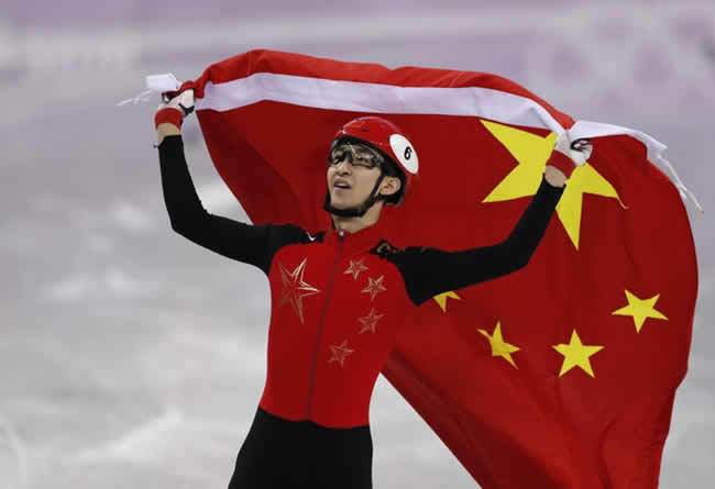 武大靖平昌夺金