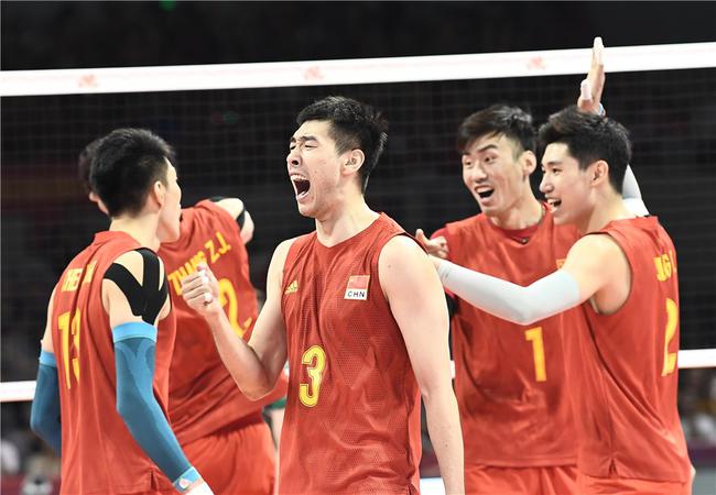 国家联赛积分中国男排1胜3负第12两队四战全胜