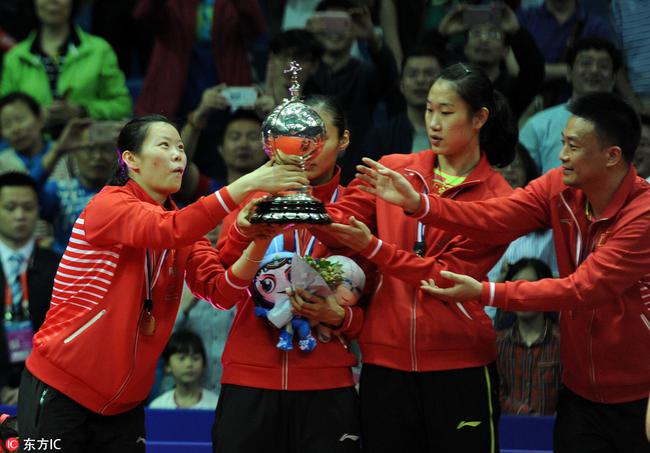 尤伯杯卫冕冠军中国女队