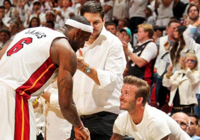 詹姆斯和贝克汉姆