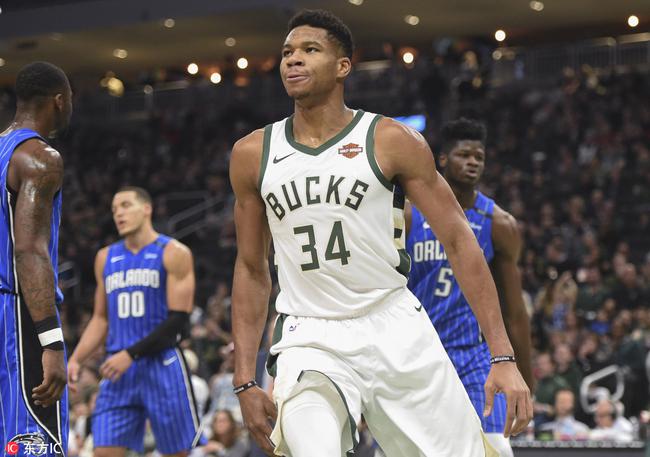 雄鹿大胜魔术升至东部榜首