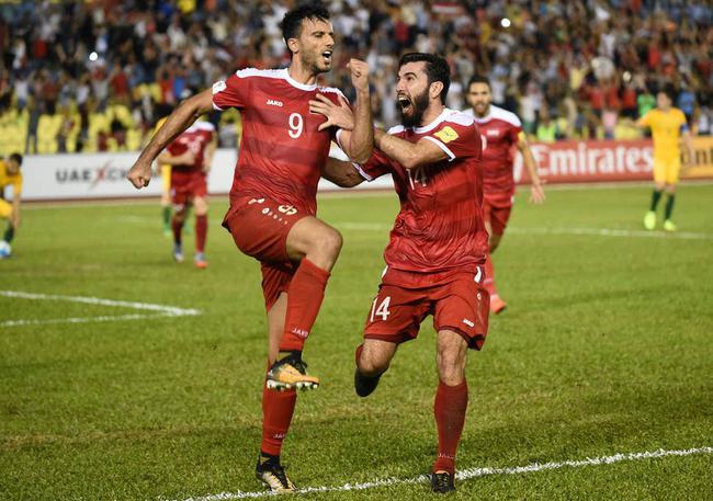 赶上对中国队的小组头名争夺战,但叙利亚的头号射手索马状态依旧骁勇