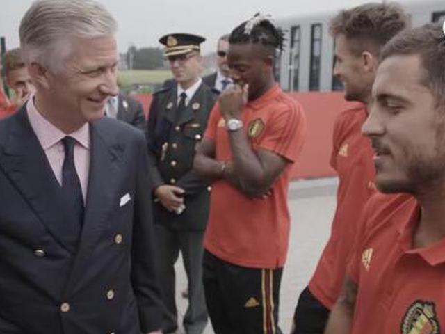 比利时国王亲自为国家队饯行