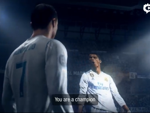 FIFA19C罗广告：王者诞生