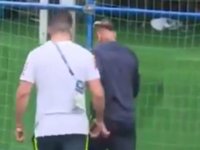 内马尔因伤提前退出训练