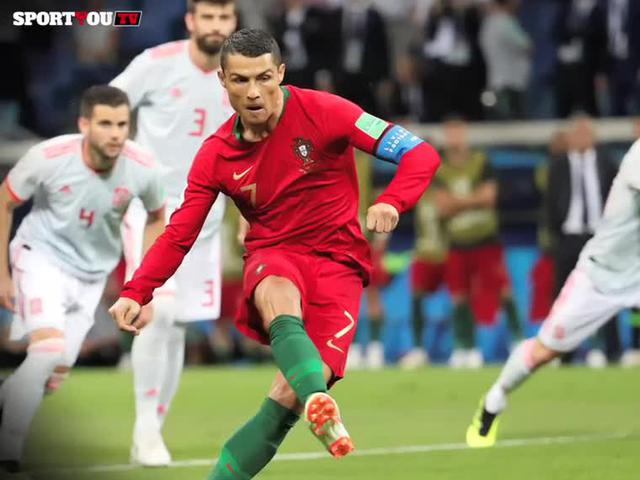 C罗戴帽 率葡萄牙逼平西班牙