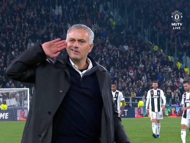 穆帅赛后面对嘘声肆意庆祝