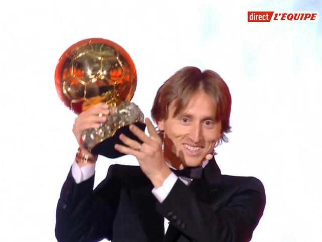 莫德里奇夺得2018金球奖