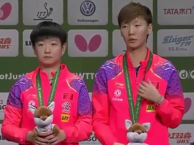 世乒赛女双王曼昱孙颖莎夺冠
