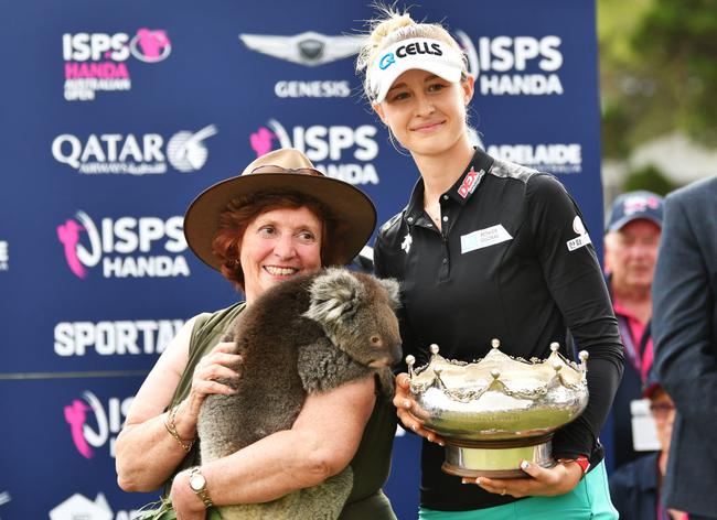 内莉-科达赢得澳大利亚女子公开赛