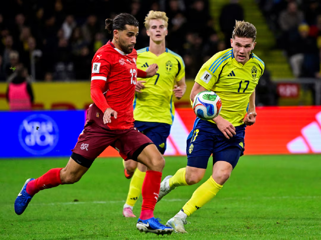 世欧预瑞士盼提前晋级世界杯 数据示拿下瑞典