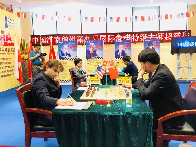 卜祥志弈和美国棋手尚克兰