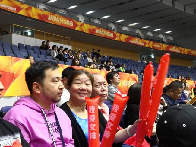 郎平姐姐观看世锦赛