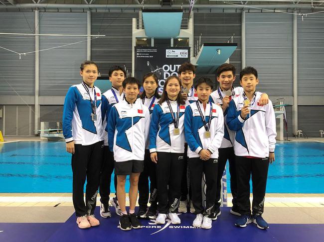 中国跳水队合影