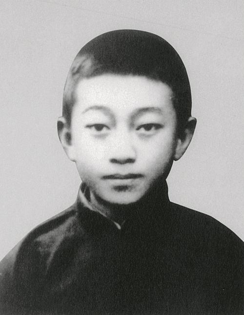 图：幼年时期的吴清源