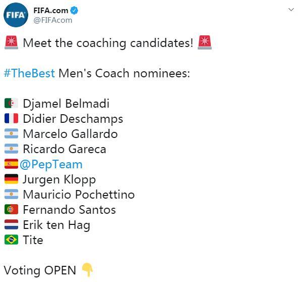 最佳主帅完整名单