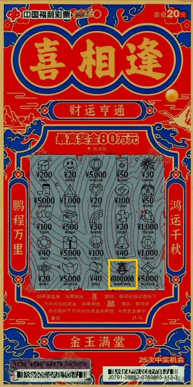 中奖彩票