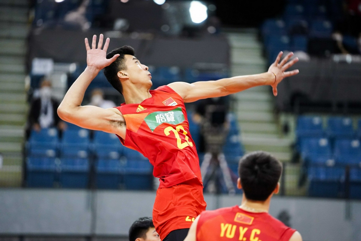 亚锦赛中国男排以3-2胜卡塔尔男排 晋级四强