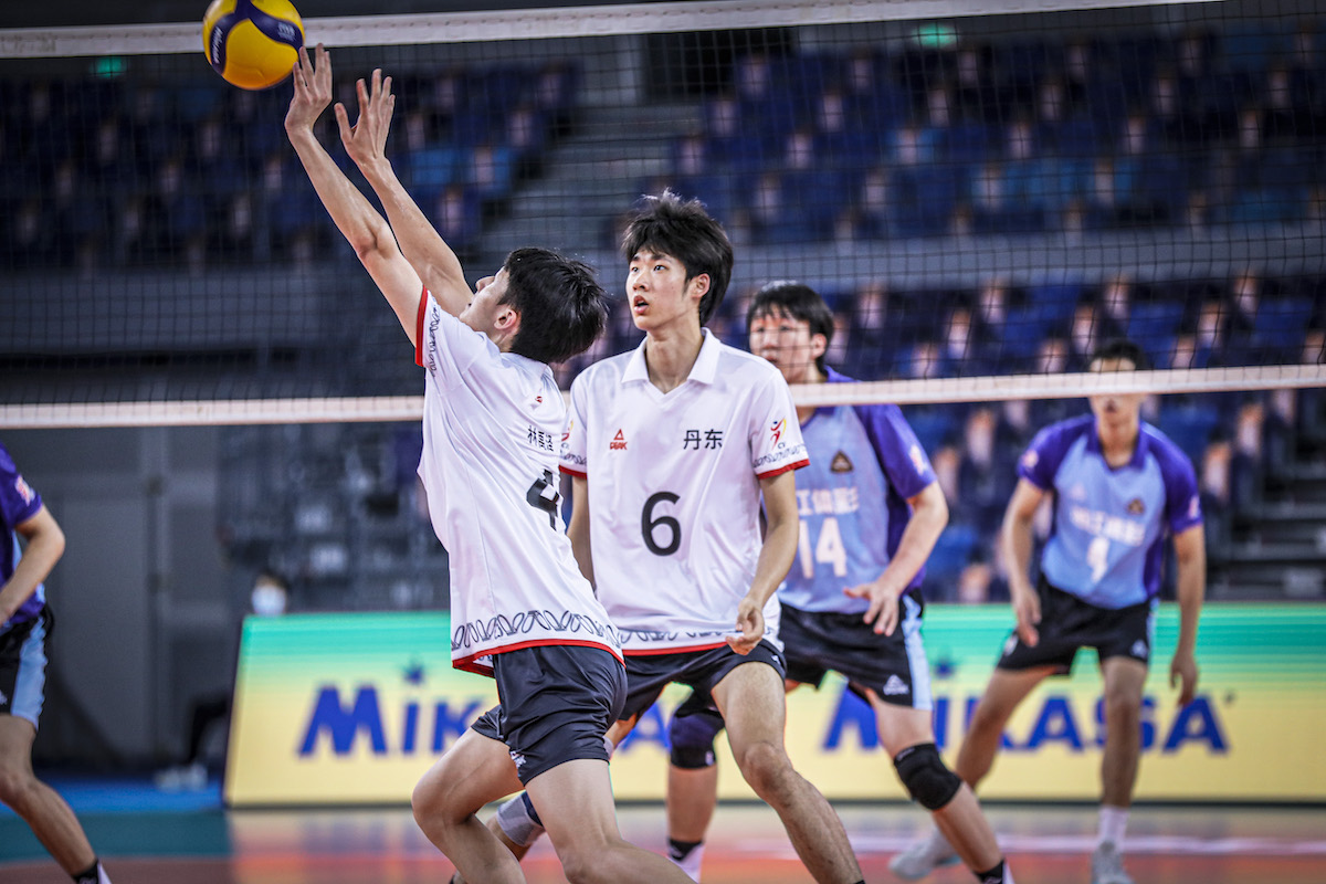 2022年全国男排锦标赛第二日b组浙江广东天津迎两连胜