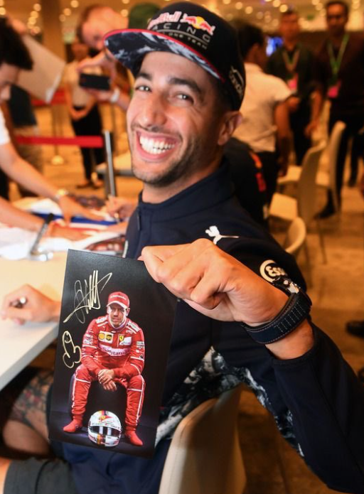 里卡多和维特尔是F1围场内公认的话痨