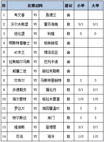 任九推荐