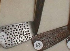 高尔夫收藏与历史之49 胡桃木铁杆的杆面条纹