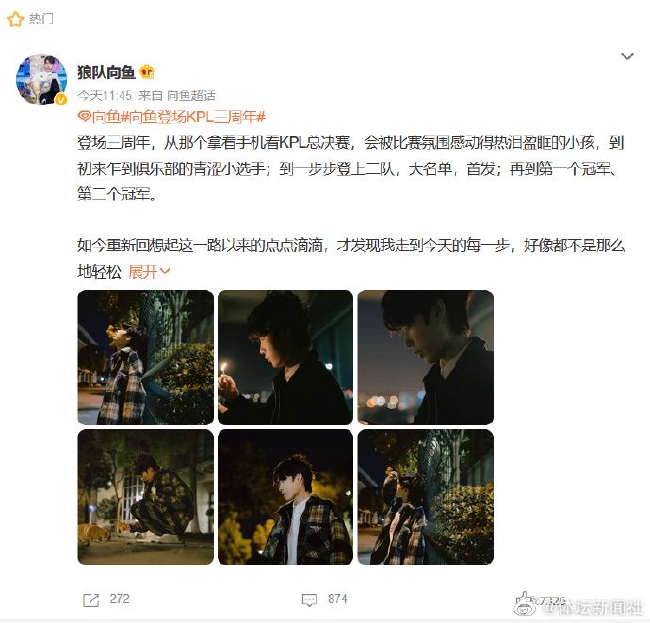 向鱼登场KPL三周年