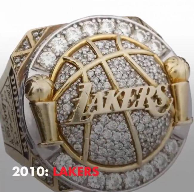2010年湖人的总冠军戒指