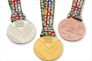 2020东京马拉松奖牌曝光 采用传统江户图案