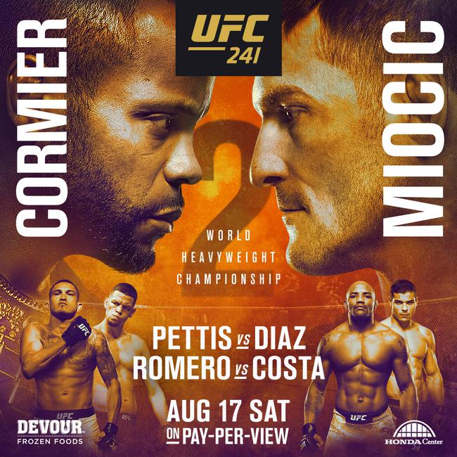 UFC241：科米尔 VS 米欧奇