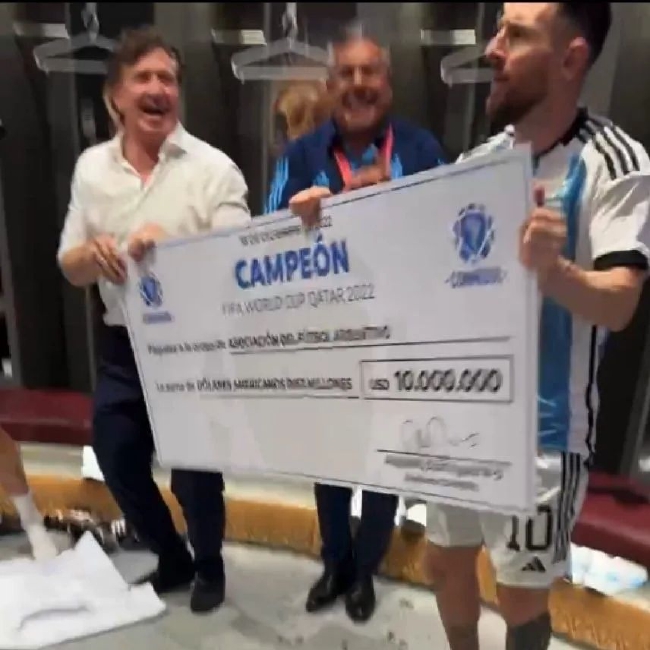 阿根廷夺冠获双份奖金 两大机构奖励5200万美元