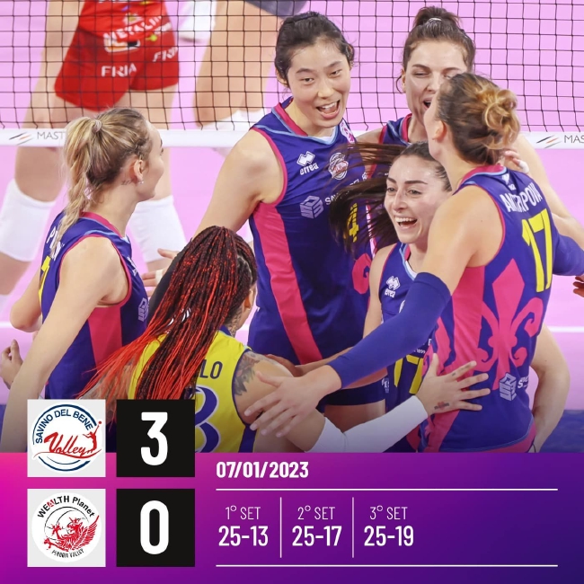 意甲女排斯坎迪奇3-0佩鲁贾获第11胜 朱婷夺13分！