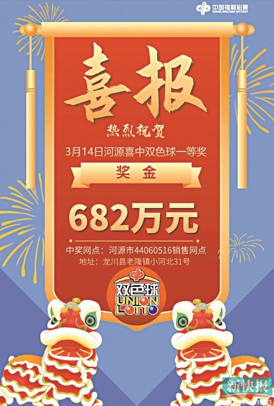 幸运儿喜提双色球682万 奖金用于投资和改善生活