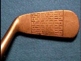 高尔夫收藏与历史之49 胡桃木铁杆的杆面条纹