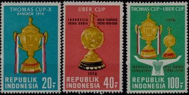 1976年印度尼西亚《汤姆斯杯冠军》纪念邮票