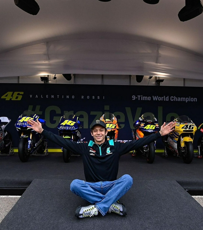 MotoGP传奇人物瓦伦迪诺-罗西职业生涯谢幕