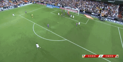 瓦伦西亚开场不到2分钟进球