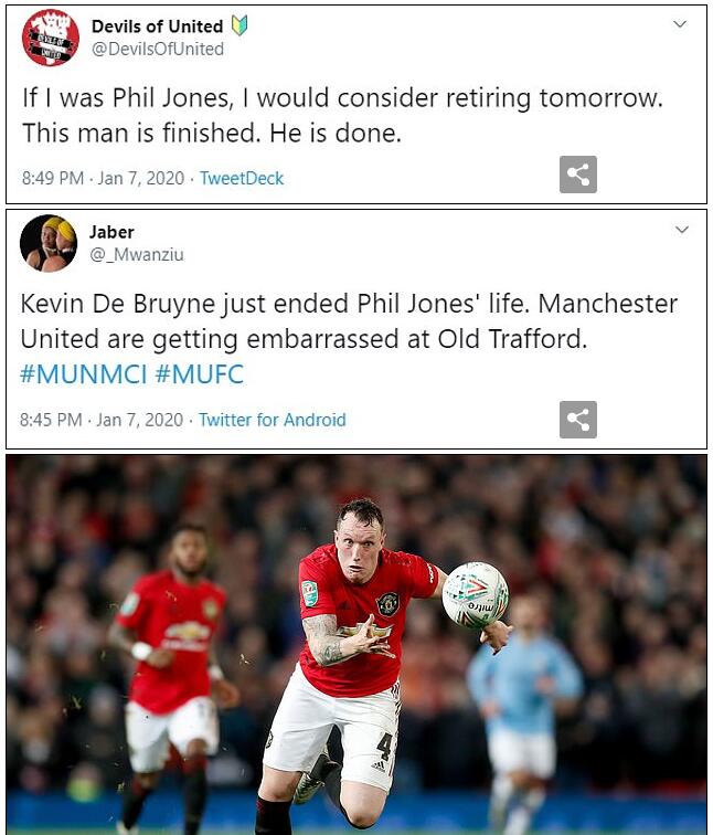 曼联球迷嘲讽琼斯