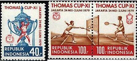 1979年印度尼西亚《汤姆斯杯冠军》纪念邮票