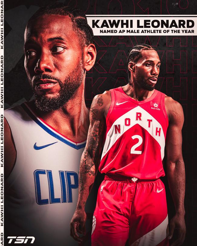 “kawhi leonard ap male athlete of the year”的图片搜索结果"