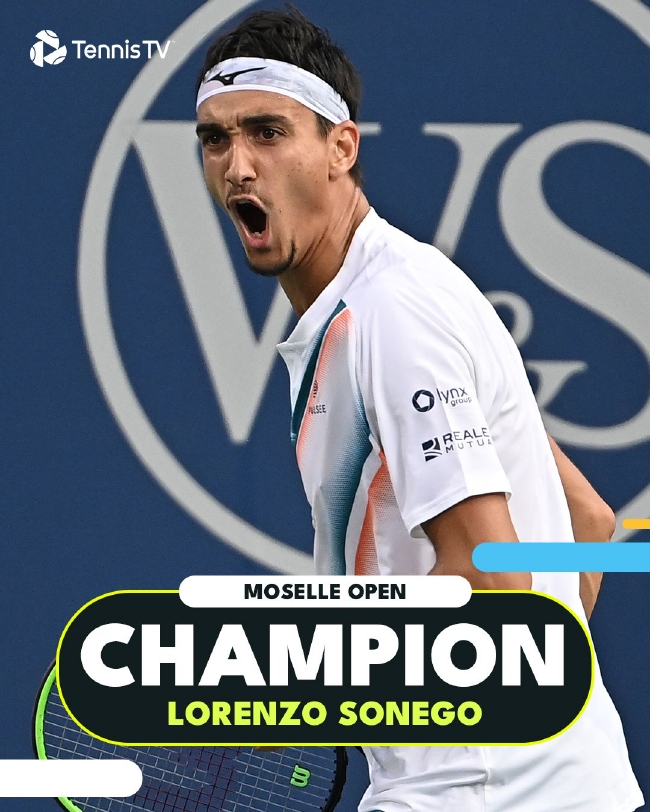 索内戈成为本赛季第4位在ATP巡回赛夺得单打冠军的意大利球员