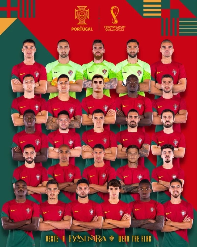 葡萄牙世界杯名单：C罗领衔佩佩入选 B费B席在列！